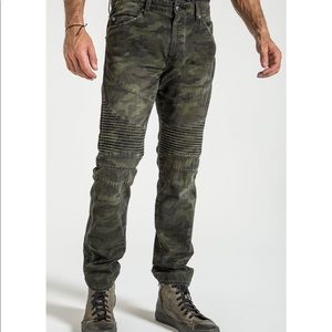 Stitch’s moto camo jeans